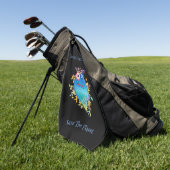 Serviette De Golf Couleur agréable (Vert)