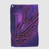 Serviette De Golf Couleur bleue à violet, texture fanée et rayures n (Devant)