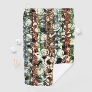 Serviette De Golf Couleur douce texture avec le ton d'un verre gris