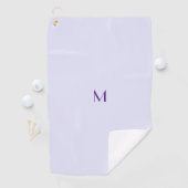 Serviette De Golf couleur lavande - ajouter un monogramme (En situation)