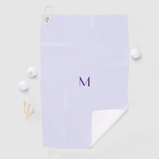 Serviette De Golf couleur lavande - ajouter un monogramme (En situation)