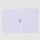 Serviette De Golf couleur lavande - ajouter un monogramme (Horizontal)