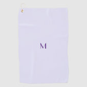 Serviette De Golf couleur lavande - ajouter un monogramme (Devant)