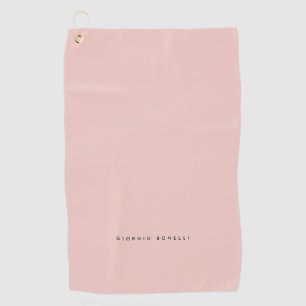 Serviette De Golf Couleur Pastel Minimaliste Moderne Personnalisée N