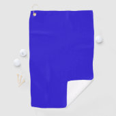 Serviette De Golf Couleur solide bleue (En situation)