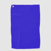 Serviette De Golf Couleur solide bleue (Devant)