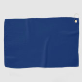 Serviette De Golf Couleur solide bleue royale (Horizontal)