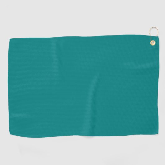 Serviette De Golf Couleur solide turquoise | Classique | Élégant (Horizontal)