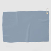 Serviette De Golf Couleur uni bleu foncé (Horizontal)