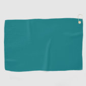 Serviette De Golf Couleur uni profond Aqua turquoise (Horizontal)
