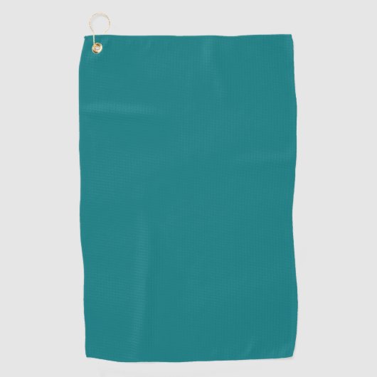 Serviette De Golf Couleur uni profond Aqua turquoise (Devant)