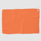 Serviette De Golf Couleur vive orange brûlée (Horizontal)