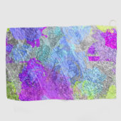 Serviette De Golf Couleurs Abstraites 2 (Horizontal)