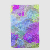 Serviette De Golf Couleurs Abstraites 2 (Devant)