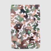 Serviette De Golf Couleurs automne Camo automne (Devant)