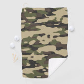 Serviette De Golf Couleurs branchées Camouflage Abstrait Motif (En situation)