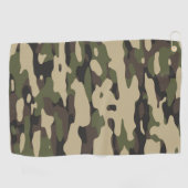 Serviette De Golf Couleurs branchées Camouflage Abstrait Motif (Horizontal)
