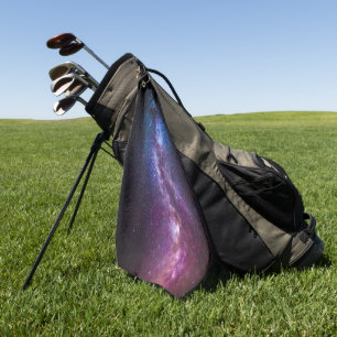 Serviette De Golf Couleurs claires de la voie lactée