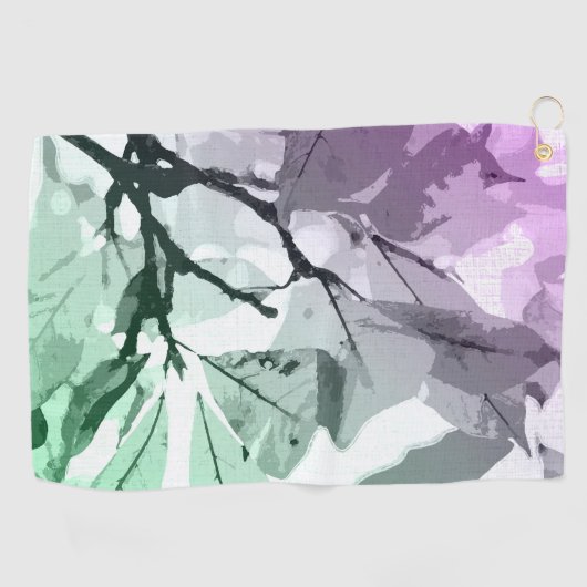 Serviette De Golf Couleurs d'automne, feuille 5 (Horizontal)