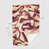 Serviette De Golf Couleurs rouges ou bordeaux, beige (En situation)