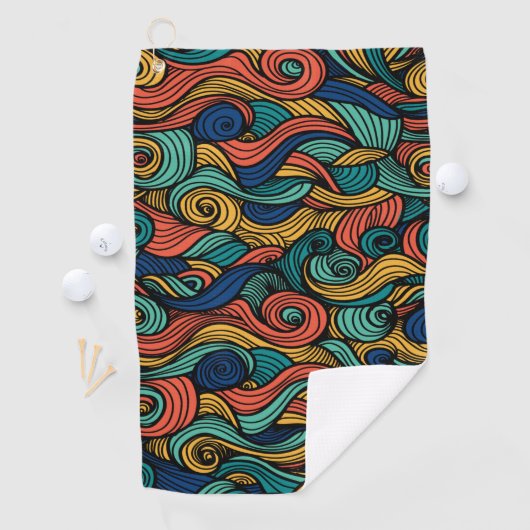 Serviette De Golf Couleurs scintillantes - dynamisme pour votre mais (En situation)