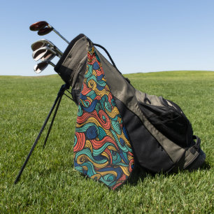 Serviette De Golf Couleurs scintillantes - dynamisme pour votre mais