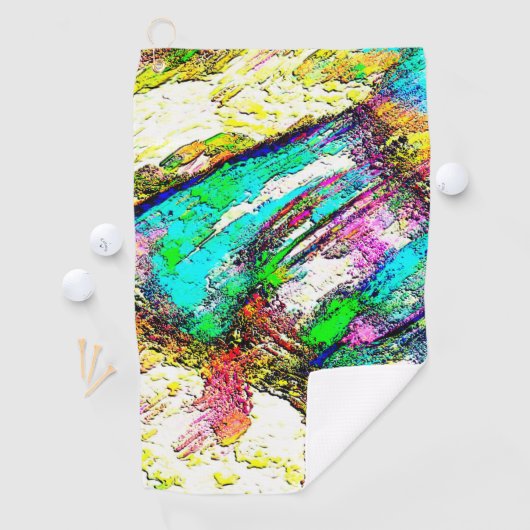 Serviette De Golf Couleurs vives - Rustique et rugueux comme un crép (En situation)