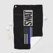 Serviette De Golf COUP - Blue Line mince diminuent (En situation)