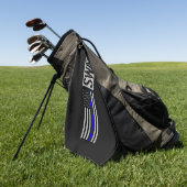 Serviette De Golf COUP - Blue Line mince diminuent (Vert)