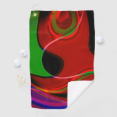 Serviette De Golf Courbe de trait avec un léger chevauchement sur ro (En situation)