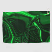 Serviette De Golf Courbes vert clair et foncé sur arrière - plan fon (Horizontal)