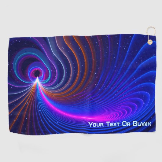 Serviette De Golf Courbure de l'espace (Horizontal)