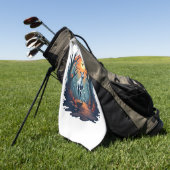Serviette De Golf Course de lévrier des goules (Vert)