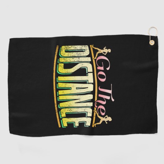 Serviette De Golf Course longue distance pour femmes - Marathon Runn (Horizontal)