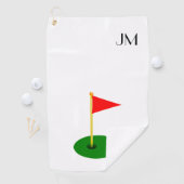 Serviette De Golf Coutume personnalisée (En situation)