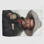 Serviette De Golf Cow-boy ranchero espagnol dans un saloon de l'Oues (Horizontal)