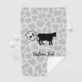 Serviette de golf Cow Methane Icon (En situation)