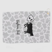 Serviette de golf Cow Methane Icon (Horizontal)