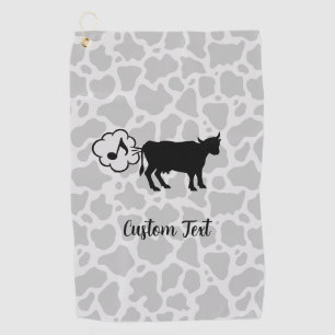 Serviette de golf Cow Methane Icon