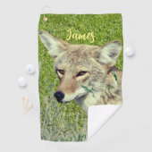 Serviette De Golf Coyote animal sauvage (En situation)