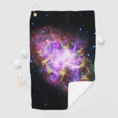 Serviette De Golf Crabe Nebula Supernova Remnant Hubble Composite (En situation)