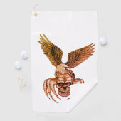 Serviette De Golf Crâne à aigle (En situation)