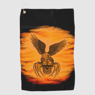 Serviette De Golf Crâne à aigle