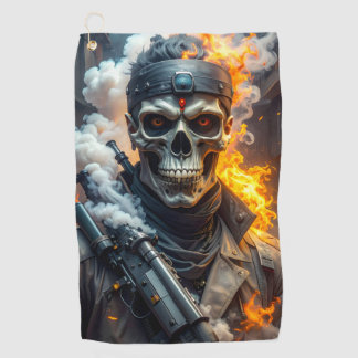 Serviette De Golf Crâne de la Mort