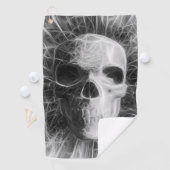Serviette De Golf Crâne humain (En situation)