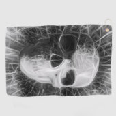 Serviette De Golf Crâne humain (Horizontal)