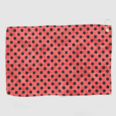 Serviette De Golf Crânes rouges et série Tournesol Conception 4 (Horizontal)