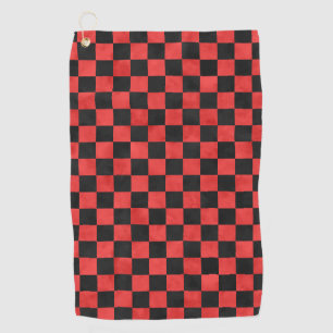 Serviette De Golf Crânes rouges et série tournesol Design 5