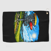 Serviette De Golf Crash de disque (Horizontal)