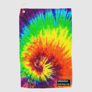 Serviette De Golf Cravate-Dye Disque Golf Disque Serviette